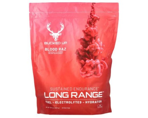 Bucked Up, Long Range, Blood Raz, 56.4 oz (1,600 g)