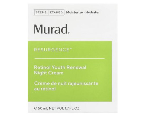 Murad, Resurgence, Retinol Youth Renewal Night Cream, 1.7 fl oz (50 ml)