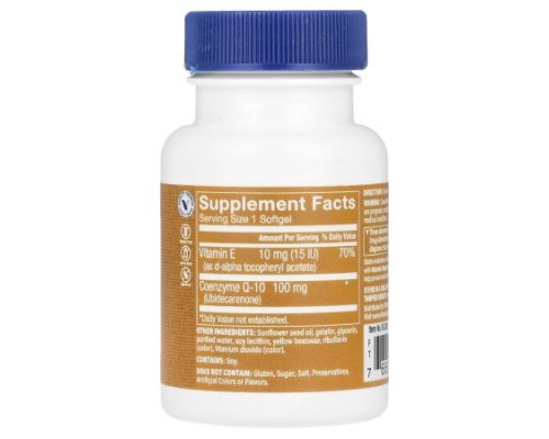 The Vitamin Shoppe, CoQ-10, 100 mg, 30 Softgels
