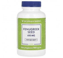 The Vitamin Shoppe, Fenugreek Seed, 610 mg, 100 Capsules