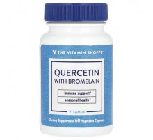 The Vitamin Shoppe, Quercetin With Bromelain, 60 Vegetable Capsules