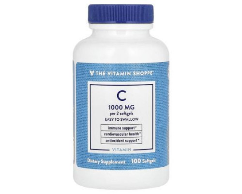 The Vitamin Shoppe, Vitamin C, 100 Softgels