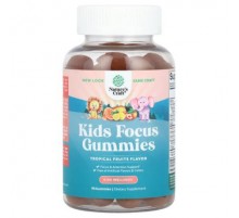 Nature's Craft, Kids Focus Gummies, Tropical Fruits, 90 Gummies