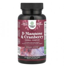 Nature's Craft, D-Mannose & Cranberry, 60 Capsules