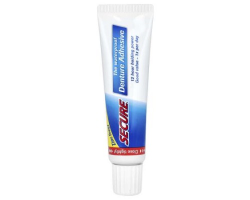 Secure Denture, The Waterproof Denture Adhesive, 1.4 oz (40 g) Secure Denture, The Waterproof Denture Adhesive, 1.4 oz (40 g)