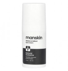 Natural Outcome, Man Skin, Restore & Defend Eye Cream, Fragrance Free, 0.5 oz (15 ml)