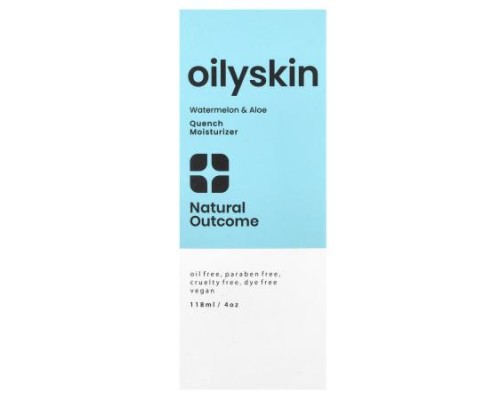 Natural Outcome, Oily Skin, Quench Moisturizer, 4 oz (118 ml)