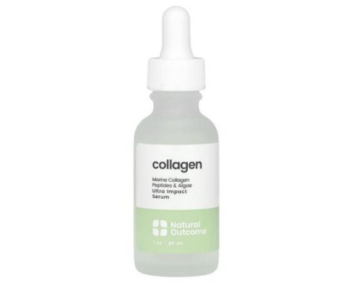 Natural Outcome, Collagen, Ultra Impact Serum, Fragrance Free, 1 oz (30 ml) Natural Outcome, Collagen, Ultra Impact Serum, Fragrance Free, 1 oz (30 ml)