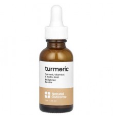 Natural Outcome, Turmeric, Enlighten Serum, Fragrance Free, 1 oz (30 ml)