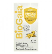 BioGaia, Protectis Baby, Immune Active Probiotic Drops, 0-36 Months, 0.17 fl oz (5 ml)