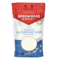Arrowhead Mills, 1 To 1 Organic All-Purpose Flour, Gluten Free, 20 oz (567 g)