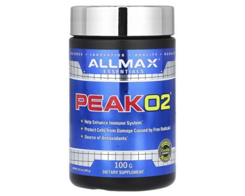ALLMAX, Essentials, Peak02®, 3.53 oz (100 g) ALLMAX, Essentials, Peak02®, 3.53 oz (100 g)