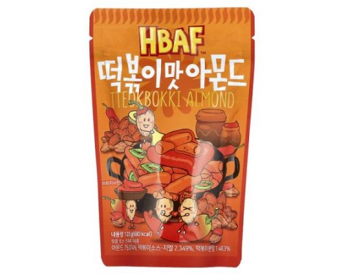 HBAF, Tteokbokki Almond, 4.23 oz (120 g)