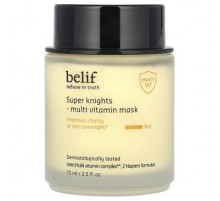 belif, Super Knights, Multivitamin Beauty Mask, 2.5 fl oz (75 ml)