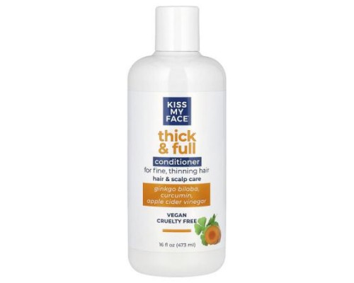 Kiss My Face, Thick & Full Conditioner, For Fine Thinning Hair, 16 fl oz (473 ml)
