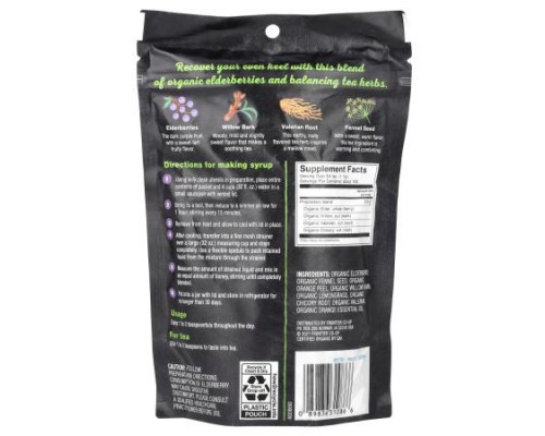 Frontier Co-op, Organic Elderberry & Herbal Blend For Syrup, 4.23 oz (120 g)