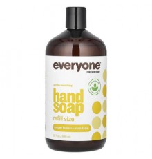 Everyone, Hand Soap, Refill Size, Meyer Lemon + Mandarin, 32 fl oz (946 ml)
