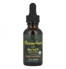 NeemAura, Organic Neem Seed Oil, 1 fl oz (30 ml)