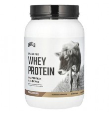 Levels, Grass Fed Whey Protein Powder, Pure Chocolate , 2 lb (907 g)