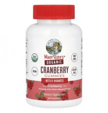 MaryRuth's, Organic Cranberry Gummies with D-Mannose, 60 Gummies
