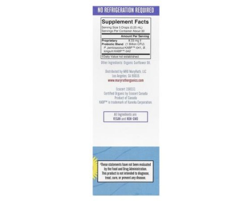 MaryRuth's, Organic Infant Precision Probiotic, Liquid Drops, Newborn+, Unflavored , 1 Billion CFU, 0.27 fl oz (8 ml)