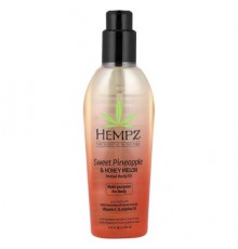 Hempz, Herbal Body Oil, Sweet Pineapple & Honey Melon, 6.76 fl oz (200 ml)