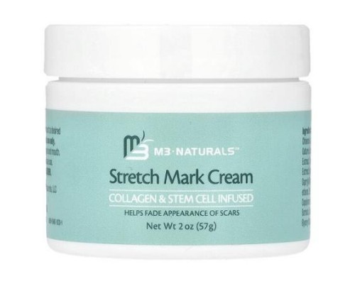 M3 Naturals, Stretch Mark Cream, 2 oz (57 g) M3 Naturals, Stretch Mark Cream, 2 oz (57 g)