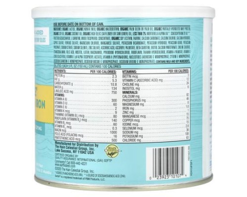Earth's Best, Organic Gentle Infant Formula with Iron, Birth to 12 Months, 21 oz (595 g)