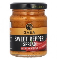 Gaea, Sweet Pepper Spread, 4.4 oz (125 g)