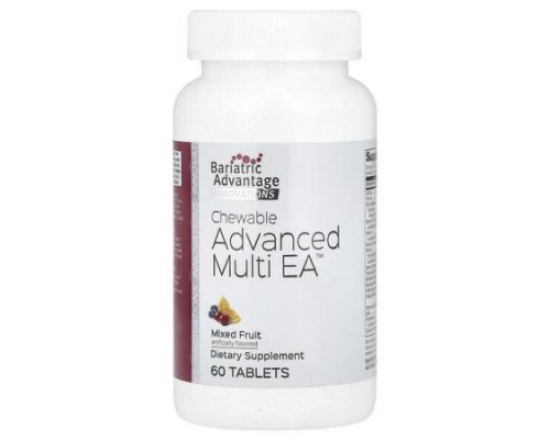 Bariatric Advantage, Chewable Advanced Multi EA, Mixed Fruit, 60 Tablets Bariatric Advantage, Chewable Advanced Multi EA, Mixed Fruit, 60 Tablets