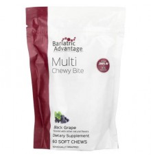Bariatric Advantage, Multi Chewy Bite, Black Grape, 60 Soft Chews