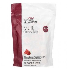 Bariatric Advantage, Multi Chewy Bite, Strawberry Watermelon, 60 Soft Chews
