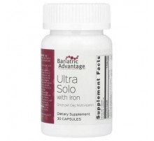 Bariatric Advantage, Ultra Solo with Iron, 30 Capsules