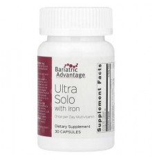Bariatric Advantage, Ultra Solo with Iron, 30 Capsules
