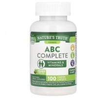 Nature's Truth, ABC Complete Multivitamin, 100 Coated Caplets