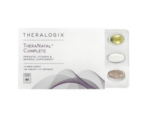 Theralogix, TheraNatal Complete, 182 Tablets + 91 Softgels Theralogix, TheraNatal Complete, 182 Tablets + 91 Softgels