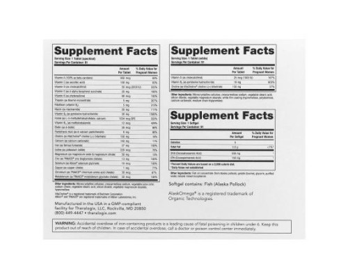 Theralogix, TheraNatal Complete, 182 Tablets + 91 Softgels Theralogix, TheraNatal Complete, 182 Tablets + 91 Softgels