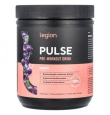 Legion Athletics, Pulse, Pre-Workout Drink, Grape, 1.08 lbs (492 g)