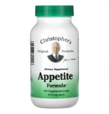 Christopher's Original Formulas, Appetite Formula, 100 Vegetarian Caps