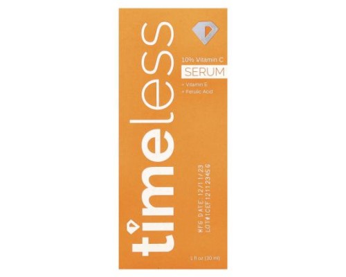 Timeless Skin Care, 10% Vitamin C Serum , 1 fl oz (30 ml) Timeless Skin Care, 10% Vitamin C Serum , 1 fl oz (30 ml)