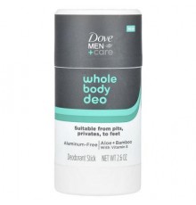Dove, Men + Care, Whole Body Deo, Deodorant Stick, Aloe + Bamboo with Vitamin E, 2.6 oz (Discontinued Item)