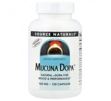 Source Naturals, Mucuna Dopa™, 100 mg, 120 Capsules