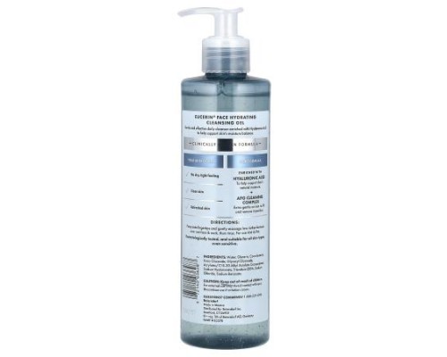 Eucerin, Face, Hydrating Cleansing Gel, Fragrance Free, 13.5 fl oz (400 ml) Eucerin, Face, Hydrating Cleansing Gel, Fragrance Free, 13.5 fl oz (400 ml)