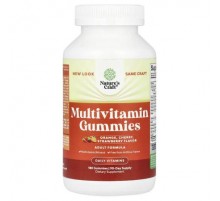 Nature's Craft, Multivitamin Gummies, Orange, Cherry, Strawberry, 180 Gummies