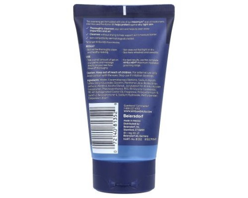 Nivea, Men, Maximum Hydration Moisturizing Face Wash, 5 fl oz (150 ml) Nivea, Men, Maximum Hydration Moisturizing Face Wash, 5 fl oz (150 ml)