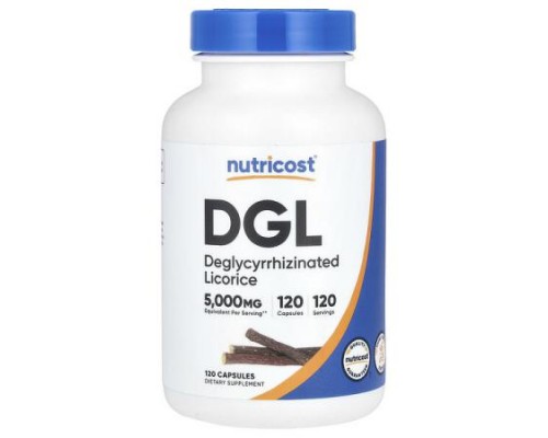Nutricost, DGL, 5,000 mg, 120 Capsules