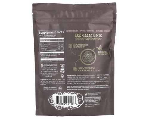 Sunwarrior, Be Well, Organic Turkey Tail Mushroom Powder, 3.5 oz (100 g)