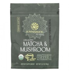 Sunwarrior, Organic Matcha & Mushroom, 3.17 oz (90 g)