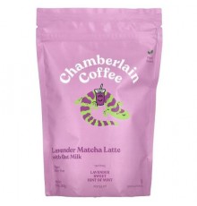 Chamberlain Coffee, Lavender Matcha Latte with Oat Milk, 10 oz (283 g)
