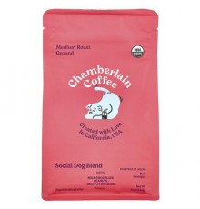 Chamberlain Coffee, Social Dog Blend, Ground, Medium Roast, 12 oz (340 g)